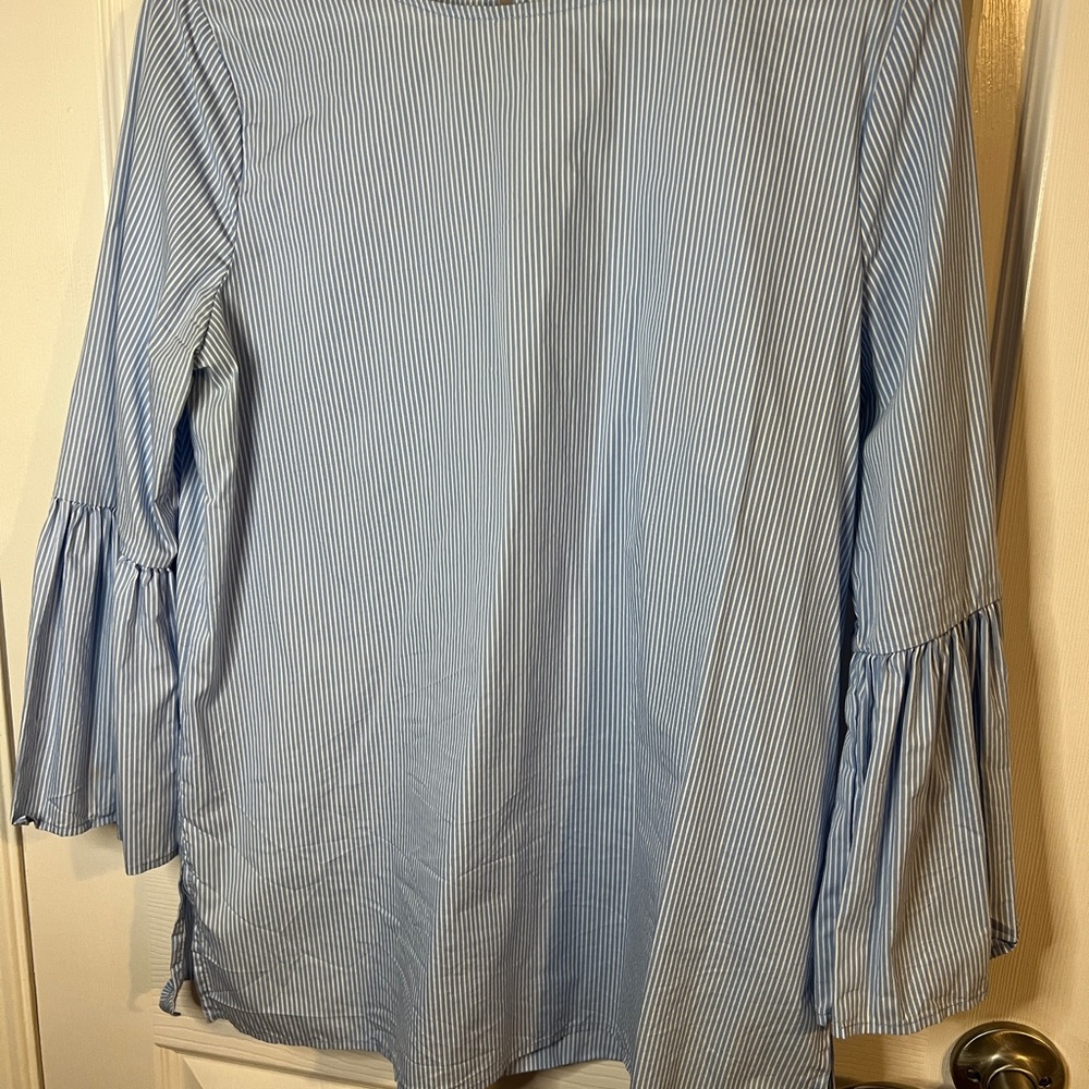Blue Striped Women's Top